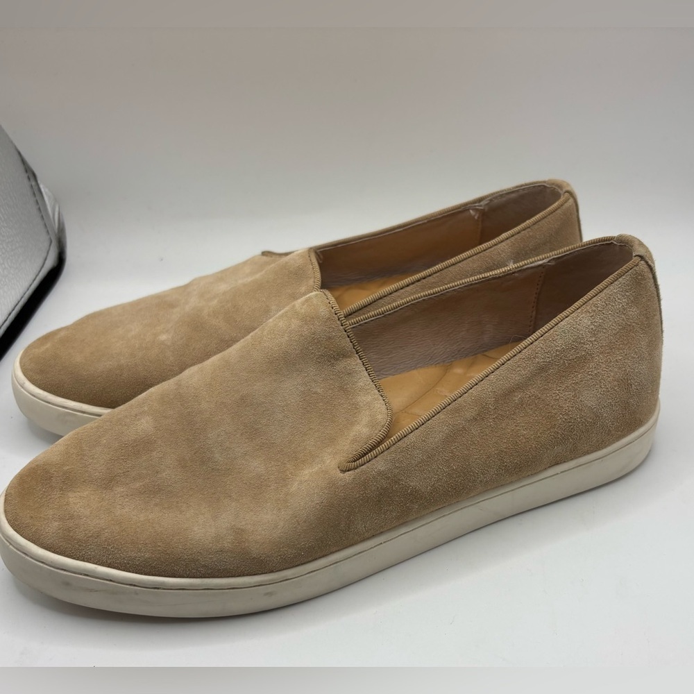 Birdies The Blackbird Tan Suede Slip-On Loafers Size 6.5 - Picture 2 of 6